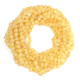 Unpolished Baroque Style Lemon Amber Baby Teething Necklace 10pcs