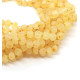 Unpolished Baroque Style Lemon Amber Baby Teething Necklace 10pcs