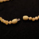 Unpolished Baroque Style Milky Amber Baby Teething Necklace