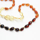 Polished Olive Style Rainbow Baby Teething Necklace