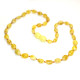 Polished Olive Style Milky Baby Teething Necklace