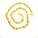 Polished Olive Style Milky Baby Teething Necklace