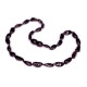 Polished Olive Cherry Amber Baby Teething Necklace