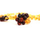 Polished Luxury Plaited Style Hony/Cherry Amber Teething Necklace