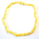 Lot of 10 Polished Baraque StyleMilky (Royal) Amber Baby Teething Necklace