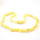 Lot of 10 Polished Baraque StyleMilky (Royal) Amber Baby Teething Necklace