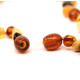 Polished Baroque Style Multi-color Amber Baby Teething Necklace