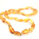 Polished Bean Style Honey Amber Baby Teething Necklace