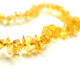 Polished Split Style Lemon Baltic Amber Teething Necklace