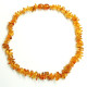 Polished Split Style Honey Teething Necklace