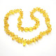 Polished Nuts Style Lemon Baltic Amber Teething Necklace