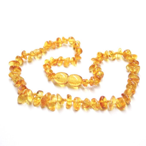 Polished Nuts Style Honey Baltic Amber Teething Necklace