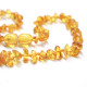 Polished Nuts Style Honey Baltic Amber Teething Necklace