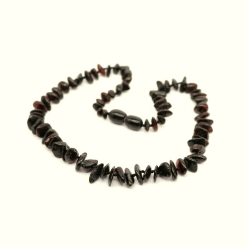 Polished Chips Style Cherry Teething Necklace