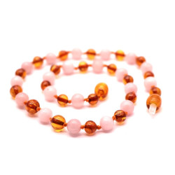 Polished Amber Teething Necklaces