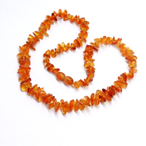 Polished Split Style Honey Baltic Amber Adult / Mom Healing Necklace
