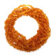 10 Polished Nuget Style Honey Color Baltic Amber Necklaces