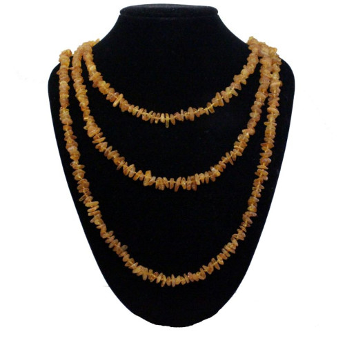 Raw Split Style Honey Adult / Mom Healing Necklace 200 cm