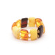 Multi Color Baltic Amber Elastic Ring  25