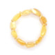 Royal Milky Baltic Amber Elastic Ring