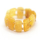 Royal Milky Baltic Amber Elastic Ring
