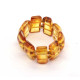Stretch Honey Baltic Amber Ring