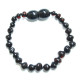 Polished Baroque Style Cherry Amber Teething  Bracelet/Anklet For Baby