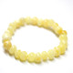 Polished Baroque Style Milky (Royal) Baltic Amber Teething Bracelet/Anklet