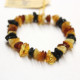 Polished Nugget Style Multicolor Baltic Amber Teething Bracelet / Anklet