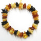 Polished Nugget Style Multicolor Baltic Amber Teething Bracelet / Anklet