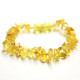 Polished Nugget Style Lemon Baltic Amber Teething Bracelet / Anklet