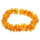 Raw Split Style Honey Teething Bracelet / Anklet