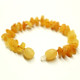 Raw Split Style Milky Teething Bracelet / Anklet