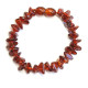 Polished Nuts Style Dark Cognac Baltic Amber Teething Bracelet / Anklet