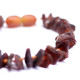 Raw Split Style Darc Cognac Teething Bracelet / Anklet