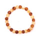 Unpolished Baroque Style Milky/Cognac Baltic Amber Teething Bracelet/Anklet
