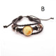 Leather Bracelet with Royal Baltic Amber