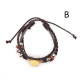 Leather Bracelet with Royal Baltic Amber