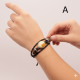 Leather Bracelet with Royal Baltic Amber