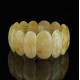 Polished Royal Milky Color Baltic Amber Adult Bracelet 16g 