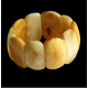 Massive Polished Natural Shape Butter Egg Yolk Baltic Amber Adult Bracelet 49g