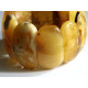 Massive Polished Butterscotch Baltic Amber Bracelet 80g