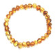 Polished Baroque Style Honey Baltic Amber Adult / Mom Bracelet