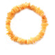 Raw Split Style Milky Baltic Amber Adult Healing Bracelet 