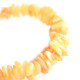 Raw Split Style Milky Baltic Amber Adult Healing Bracelet 
