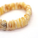 Unpolished Royal Baltic Amber Therapeutic Bracelet (Flexible / Stretch)