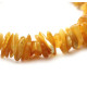 Polished Nugget Butterscotch Egg Yolk Baltic Amber Adult Elastic Healing Bracelet 