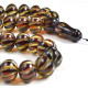 Luxury Ribbed Muslim Tasbih Maber Amber Prayer Beads 128.5 g 