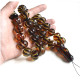 Luxury Ribbed Muslim Tasbih Maber Amber Prayer Beads 128.5 g 