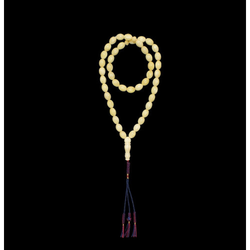 Natural Baltic Amber Tasbih  Misbaha - Muslim Prayer Beads with Tassel 209